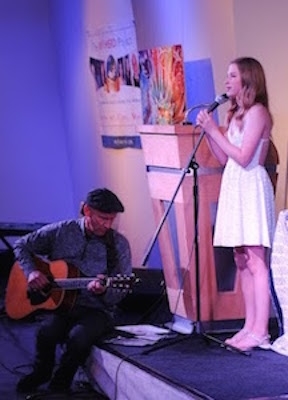 Whitney Winefordner and John Huessenstam Entertain the Audience