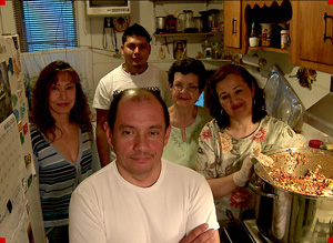 Muñoz y su familia (CNN Heroes)